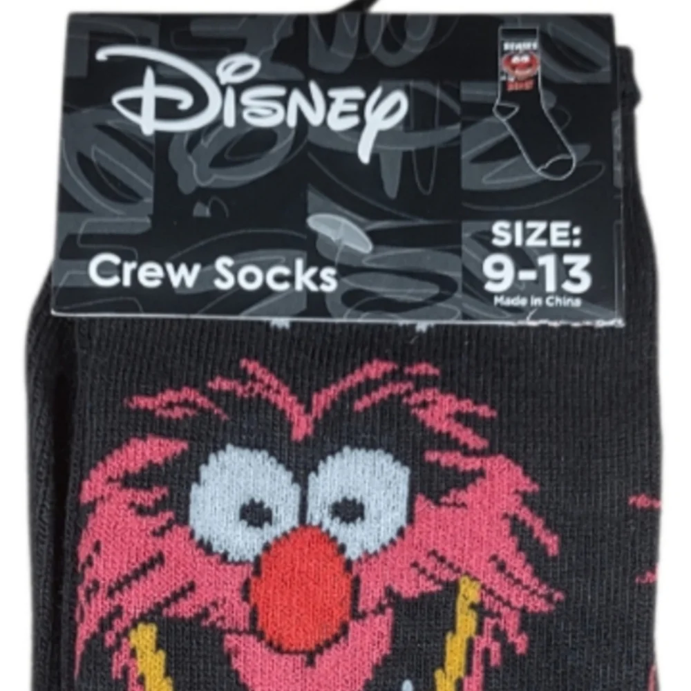 Disney Muppets Animal Crew Socks Unisex Bundle And Save
